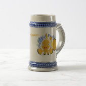 Niedlicher Cartoon Bierglas (VorderseiteRechts)