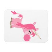 Niedlicher Cartoon Blubble Gum Unicorn Flexible Ma Magnet (Horizontal)