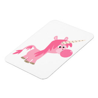 Niedlicher Cartoon Blubble Gum Unicorn Flexible Ma Magnet