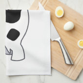 Niedlicher Cartoon Border Collie Küchentuch (Viertel Falte)