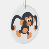 Niedlicher Cartoon Bouncy Chimpanzee Ornament (Rechts)