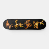 Niedlicher Cartoon Bouncy Kangaroos Skateboard (Horizontal)