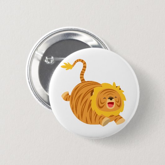 Niedlicher Cartoon Bouncy Liger Button Abzeichen (Vorne & Hinten)