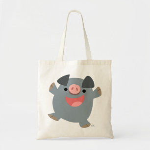 Niedlicher Cartoon Bouncy Pig Bag Tragetasche