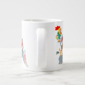 Niedlicher Cartoon Bremen Städtische Musiker Jumbo Jumbo-Tasse (Rückseite)