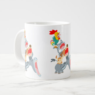 Niedlicher Cartoon Bremen Städtische Musiker Jumbo Jumbo-Tasse