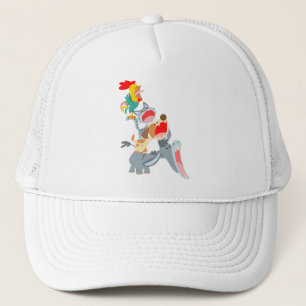 Niedlicher Cartoon Bremen Town Musicians Hat Truckerkappe