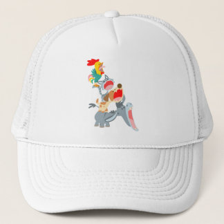 Niedlicher Cartoon Bremen Town Musicians Hat Truckerkappe