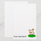 Niedlicher Cartoon Briefpapier (Vorne/Hinten)