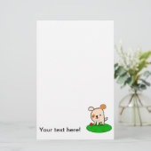 Niedlicher Cartoon Briefpapier (Stehend Vorderseite)