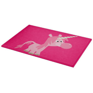 Niedlicher Cartoon Bubble Gum Unicorn Cutting Boar Schneidebrett