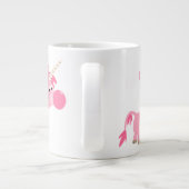 Niedlicher Cartoon Bubble Gum Unicorn Jumbo Tasse (Rückseite)