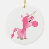 Niedlicher Cartoon Bubble Gum Unicorn Ornament (Vorne)
