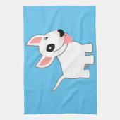 Niedlicher Cartoon Bull Terrier Geschirrtuch (Vertikal)