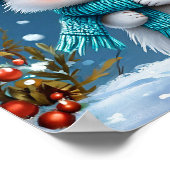 Niedlicher Cartoon Bunny Poster (Ecke)