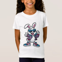 Niedlicher Cartoon Bunny Rabbit T-Shirt für Tierfr