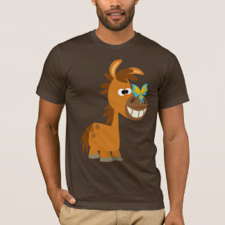 Niedlicher Cartoon Butterfly Pony T - Shirt