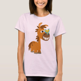 Niedlicher Cartoon Butterfly Pony WomenT-Shirt T-Shirt