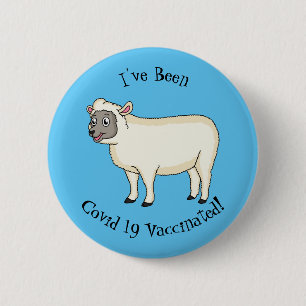 Niedlicher Cartoon Button