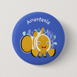 Niedlicher Cartoon Button