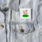 Niedlicher Cartoon Button (Beispiel)