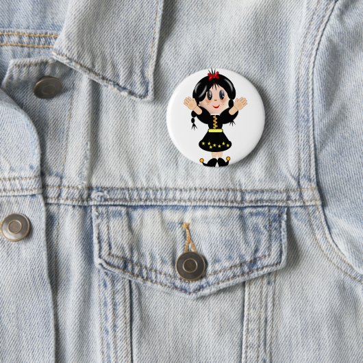 Niedlicher Cartoon Button (Beispiel)