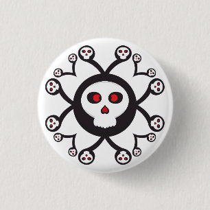 niedlicher Cartoon Button