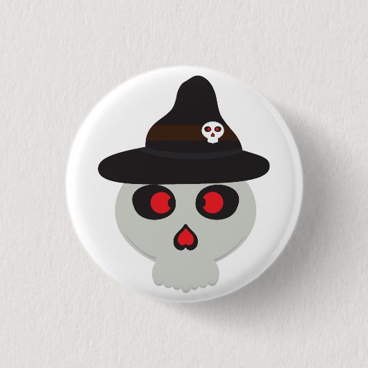 niedlicher Cartoon Button (Vorderseite)