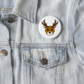 Niedlicher Cartoon Button (Beispiel)