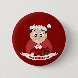 Niedlicher Cartoon Button