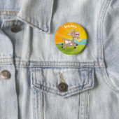 Niedlicher Cartoon Button (Beispiel)