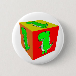 Niedlicher Cartoon Button