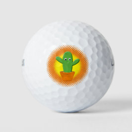 Niedlicher Cartoon Cactus Golfball