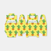 Niedlicher Cartoon Cactus Pattern Individuelle Nam Geschenkschachtel (Ungefaltet)