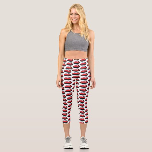 Niedlicher Cartoon Capri Leggings (Vorderseite)