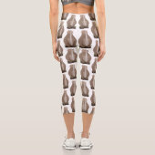 Niedlicher Cartoon Capri Leggings (Rückseite)