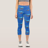 Niedlicher Cartoon Capri Leggings (Vorderseite)