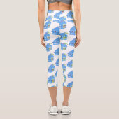Niedlicher Cartoon Capri Leggings (Rückseite)