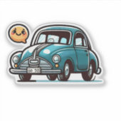 Niedlicher Cartoon Car Sticke Aufkleber (Vorderseite)