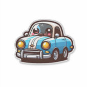 Niedlicher Cartoon Car Sticke Aufkleber (Vorderseite)