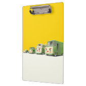 Niedlicher Cartoon Cars Lineup Klemmbrett (Links)