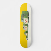 Niedlicher Cartoon Cars Lineup Skateboard (Vorne)