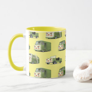 Niedlicher Cartoon Cars Lineup Tasse