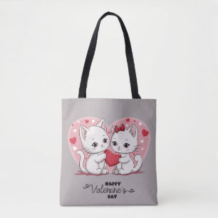 Niedlicher Cartoon Cat Lovers Herzlich Willkommen  Tasche