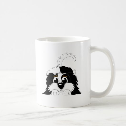 Niedlicher Cartoon Cavachon Kaffeetasse (Rechts)