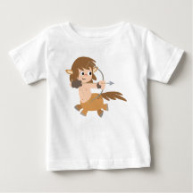 Niedlicher Cartoon Centaur Sagittarier Ruffle T - 