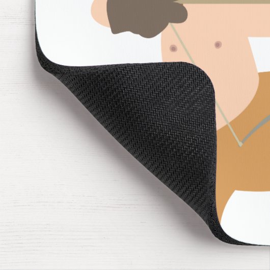 Niedlicher Cartoon Centaur Sagittarius Mousepad (Ecke)