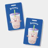 Niedlicher Cartoon-Charakter Ausweis (Vorder- & Rückseite)