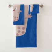 Niedlicher Cartoon-Charakter Badhandtuch Set (Insitu)