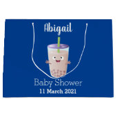 Niedlicher Cartoon-Charakter Große Geschenktüte (Vorderseite)